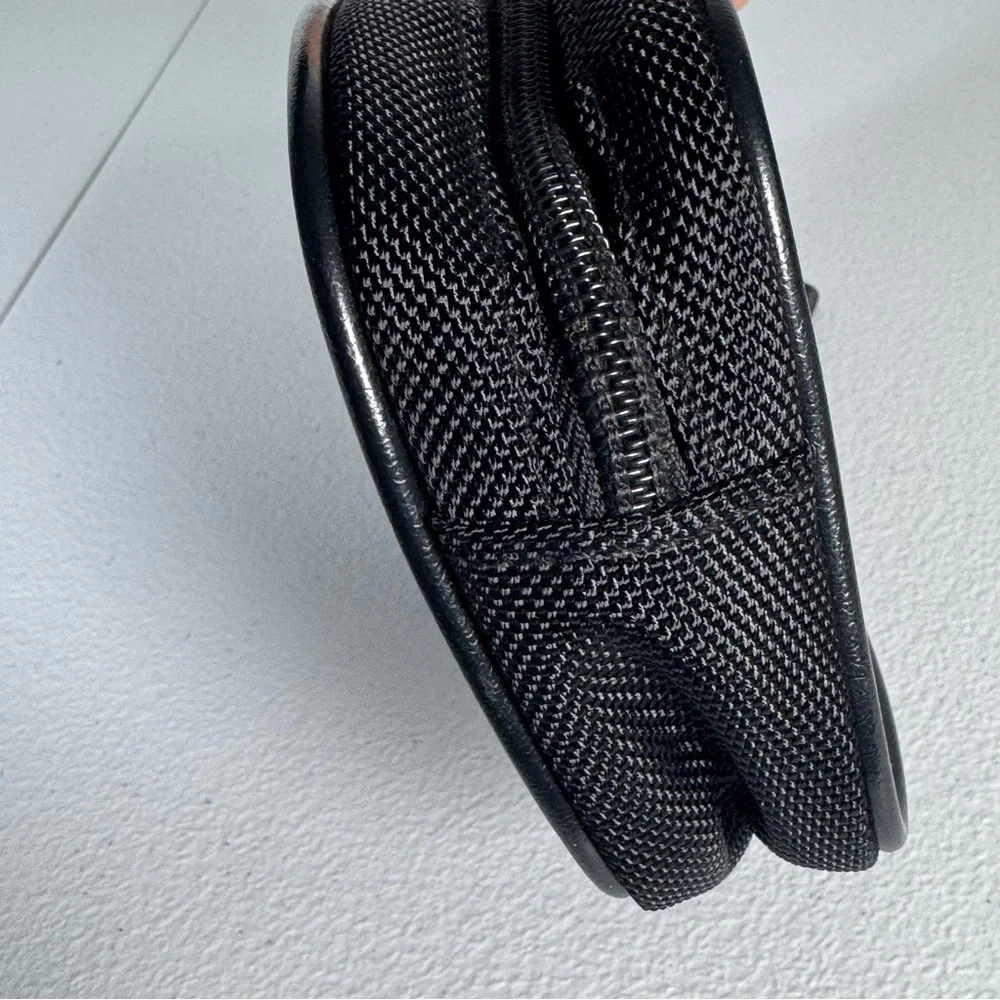 Ermenegildo Zegna Black Toiletry Bag.